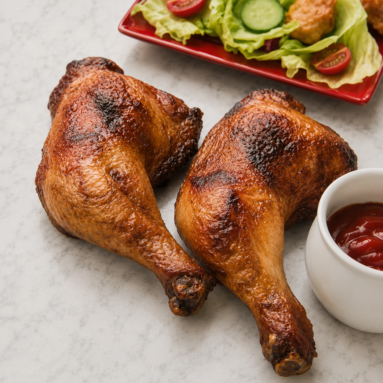 Cuisse de poulet déjointée roti
