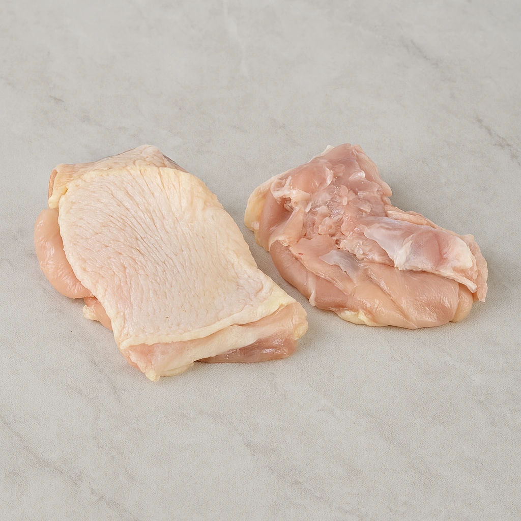 Cuisse de poulet sans os avec peau