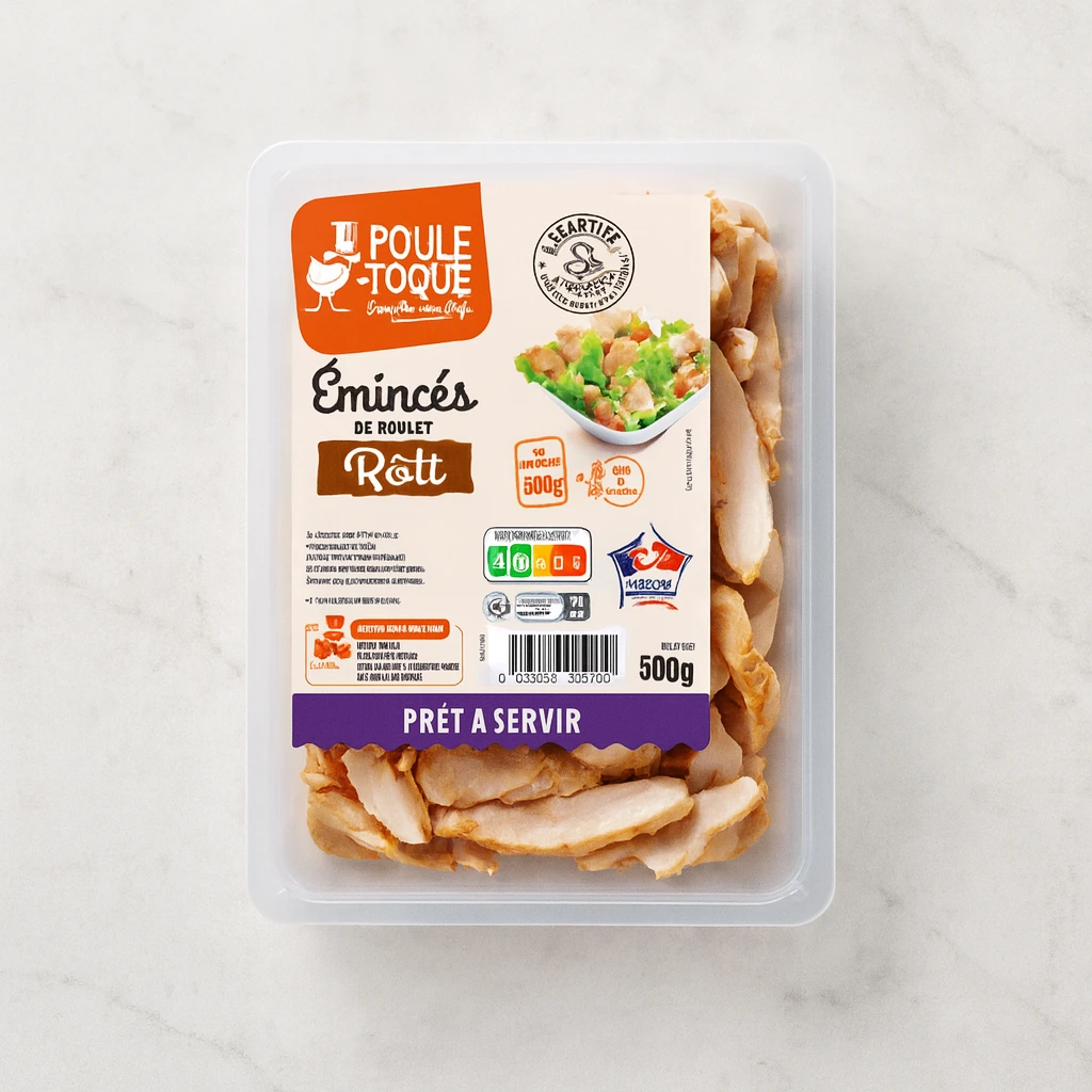 Emincé de poulet - Nature