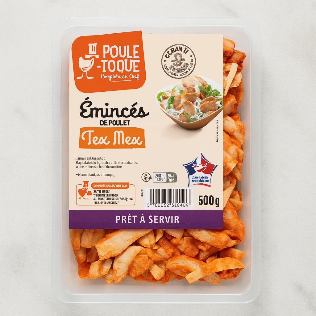 Emincé de poulet - Tex mex