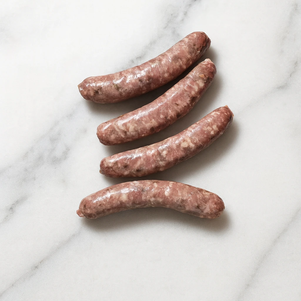 Saucisse de campagne au cèpes s/v