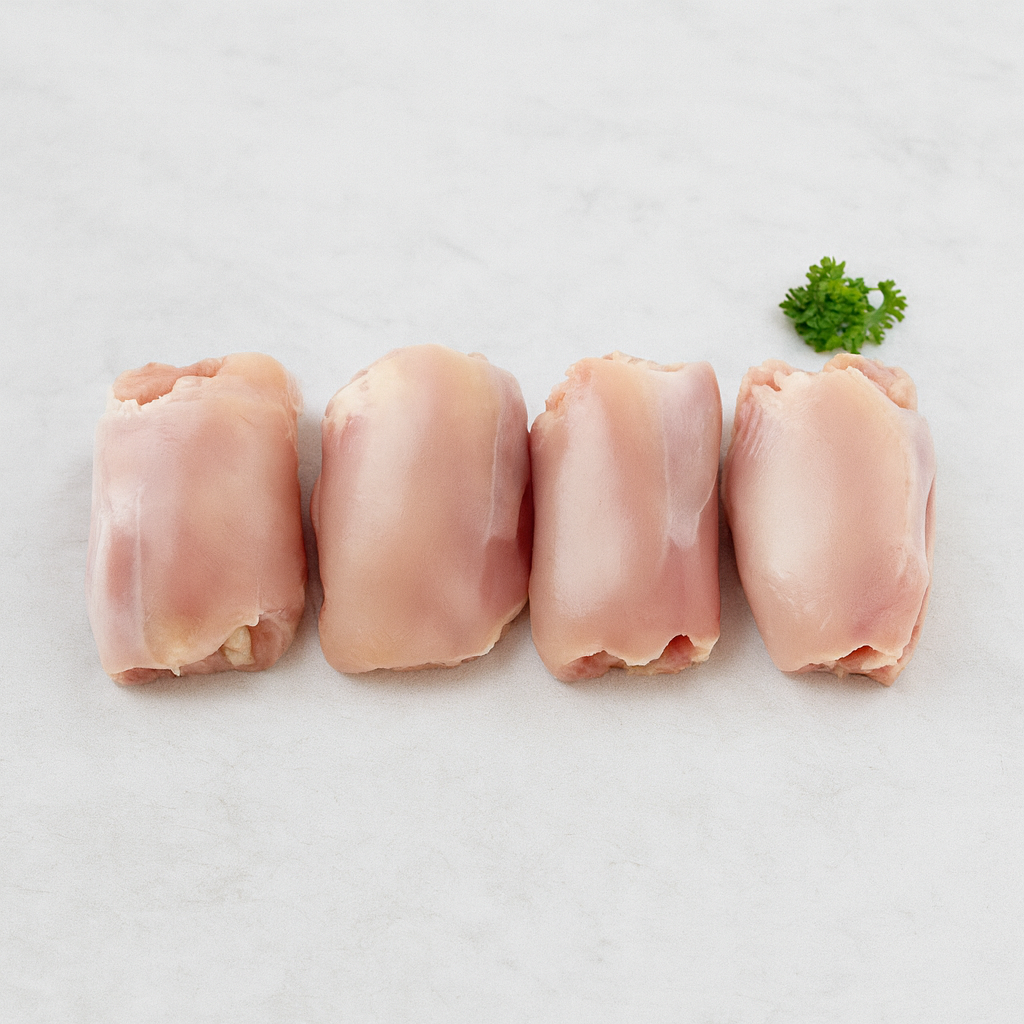Viande de haut de cuisse de poulet sans os et sans peau